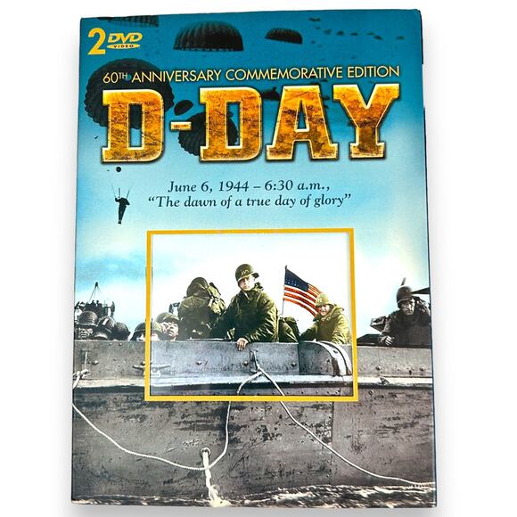 D Day 60th Anniversary Commemorative Edition 2 DVD Set - Picture 1 of 11